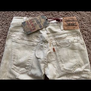 Levi’s vintage distressed orange tab